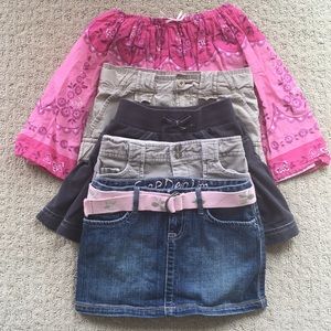 Set of 5 Girls Skirts